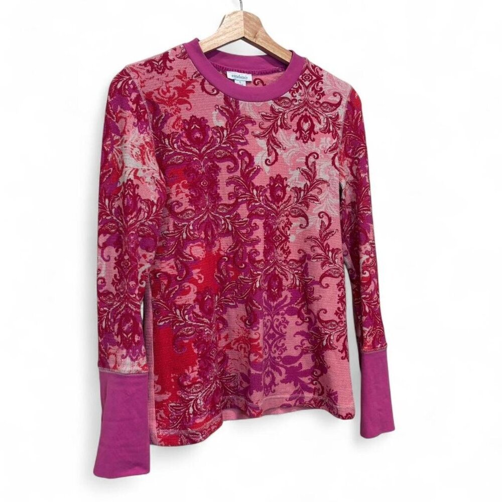 Sundance Meadow Mist Pink Thermal Top – Women’s Size S